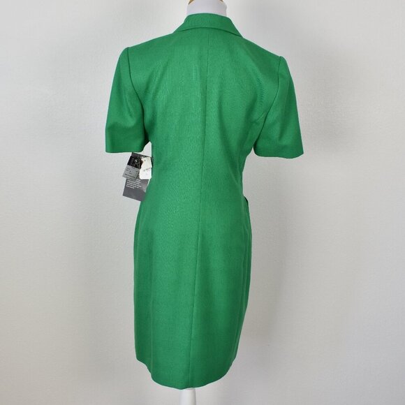 Vintage Kasper Wrap Suit Dress NEW - 10P - Picture 10 of 13